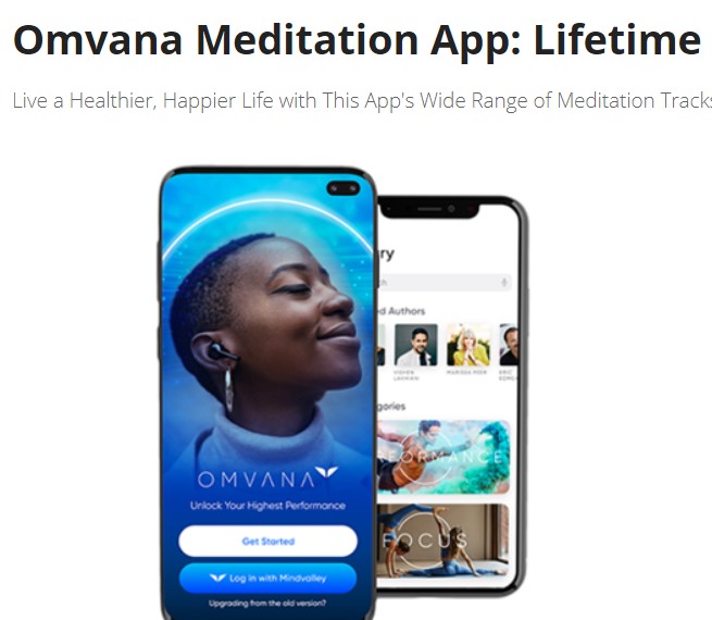 Omvana Meditation App: Lifetime Subscription